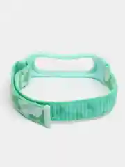 Бирюзовый нейлоновый ремешок для Xiaomi Mi Band (бэнд) 3, 4, 5, 6 камуфляж сяоми ми банд NFC