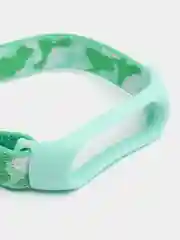 Бирюзовый нейлоновый ремешок для Xiaomi Mi Band (бэнд) 3, 4, 5, 6 камуфляж сяоми ми банд NFC