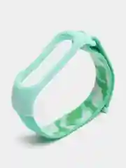 Бирюзовый нейлоновый ремешок для Xiaomi Mi Band (бэнд) 3, 4, 5, 6 камуфляж сяоми ми банд NFC