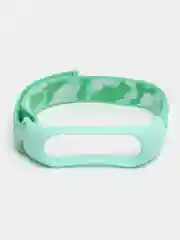 Бирюзовый нейлоновый ремешок для Xiaomi Mi Band (бэнд) 3, 4, 5, 6 камуфляж сяоми ми банд NFC