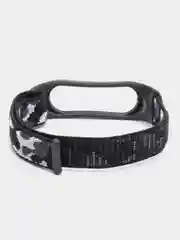 Черный нейлоновый ремешок для Xiaomi Mi Band (бэнд) 3, 4, 5, 6 камуфляж сяоми ми банд NFC