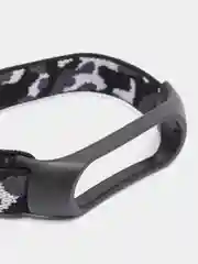 Черный нейлоновый ремешок для Xiaomi Mi Band (бэнд) 3, 4, 5, 6 камуфляж сяоми ми банд NFC
