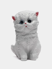 Копилка "Котенок малый", белый, 16 х 12 см