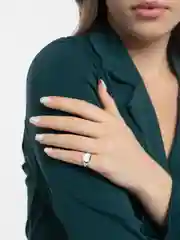 Серебряный кольцо Trendy