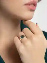Серебряный кольцо "Trendy No. 02"