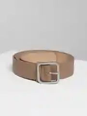Бежевый меланж ремень женский