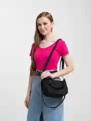 Угольный сумка женская, текстильная