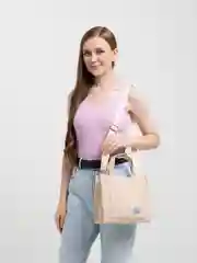Молочный сумка женская вельветовая, через плечо