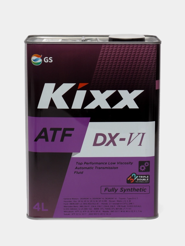 Трансмиссионная жидкость Kixx ATF DX-VI, 4 л