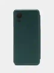 Зеленый чехол книжка на Samsung Galaxy A03 Core