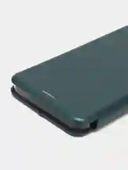 Зеленый чехол книжка на Samsung Galaxy A03 Core