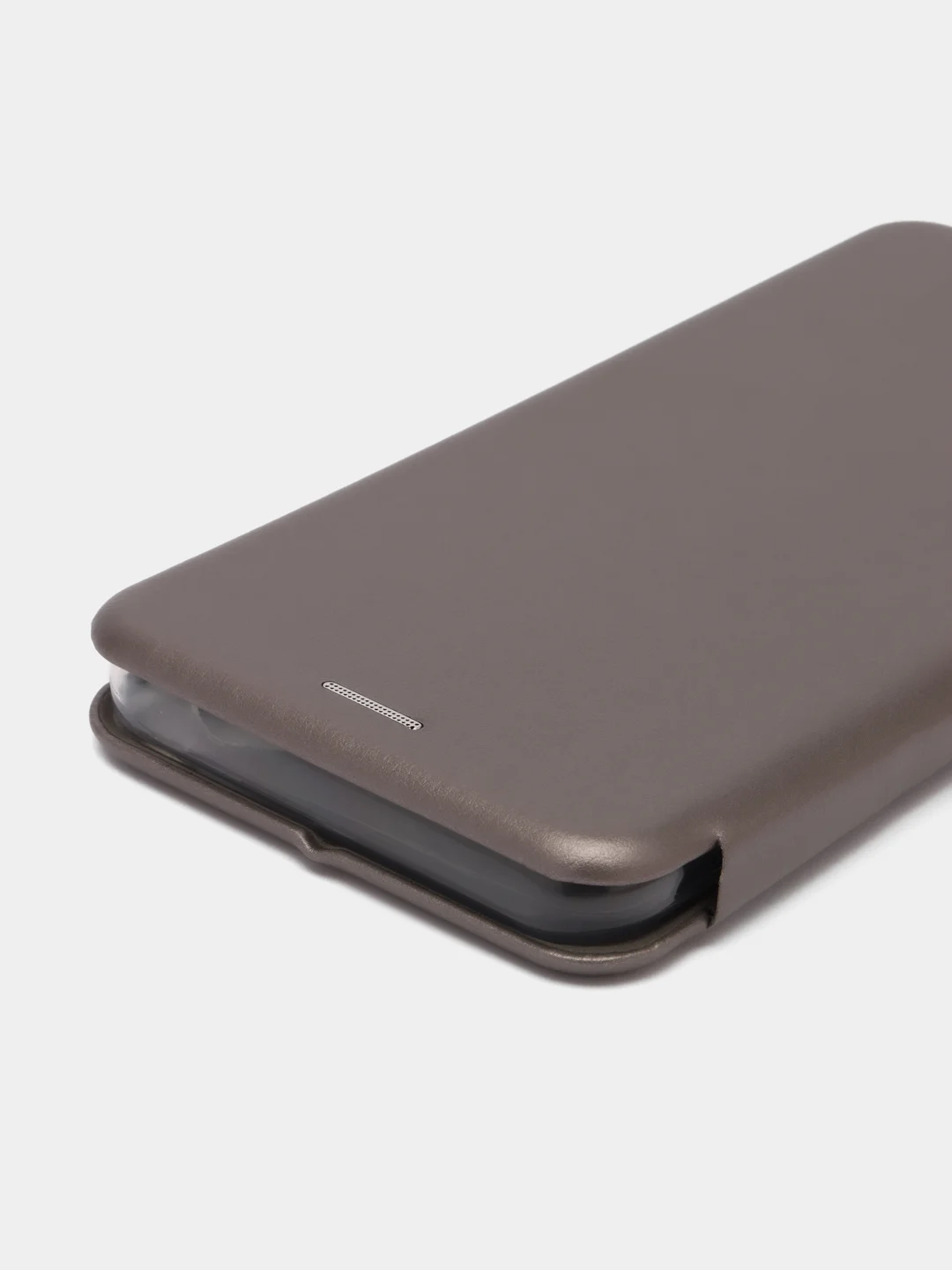 Серый чехол книжка на Samsung Galaxy A03 Core