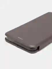 Серый чехол книжка на Samsung Galaxy A03 Core