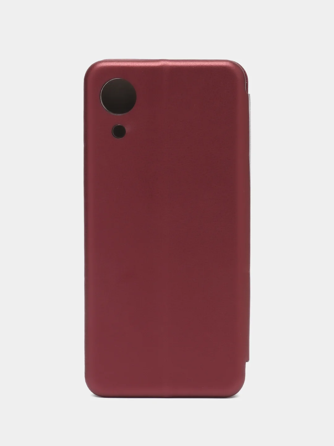 Бордовый чехол книжка на Samsung Galaxy A03 Core