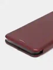 Бордовый чехол книжка на Samsung Galaxy A03 Core