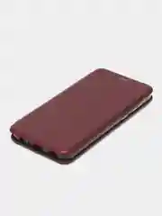 Бордовый чехол книжка на Samsung Galaxy A03 Core