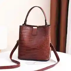 Багровый сумка женская под кожу аллигатора