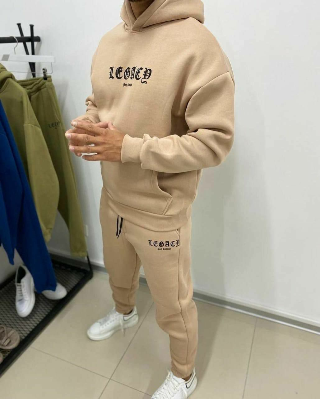 Спортивный костюм мужской, на флисе купить по цене 3900 ₽ в интернет-магазине KazanExpress