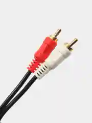 Кабель AUX аудио, джек 3.5, 2 x RCA, 3 метра