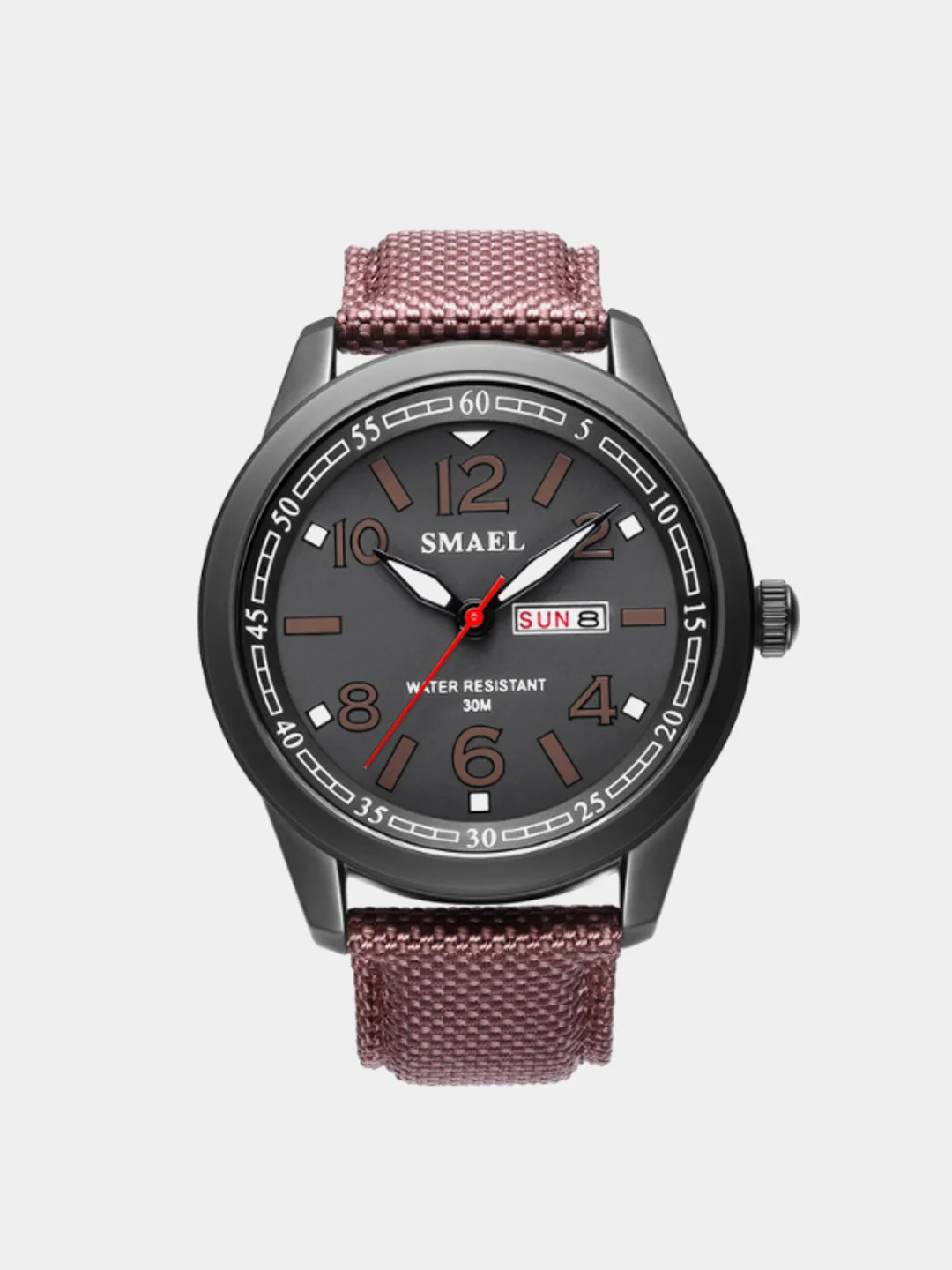 Коричневый часы наручные мужские Smael SL-1317