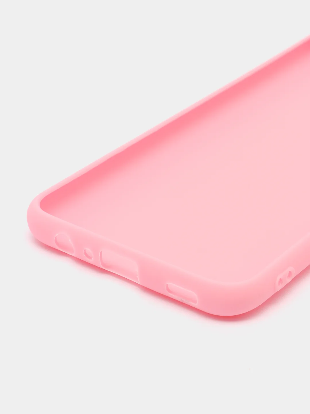 Розовый чехол Samsung Galaxy A03, Самсунг Галакси А03 силиконовый, цветной, матовый