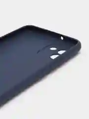 Темно-синий чехол Samsung Galaxy A03, Самсунг Галакси А03 силиконовый, цветной, матовый