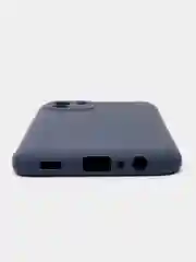 Темно-синий чехол Samsung Galaxy A03, Самсунг Галакси А03 силиконовый, цветной, матовый