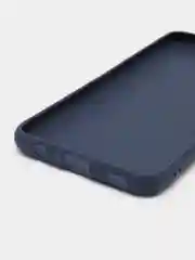 Темно-синий чехол Samsung Galaxy A03, Самсунг Галакси А03 силиконовый, цветной, матовый