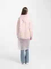 Красный плащ-дождевик, многоразовый, унисекс