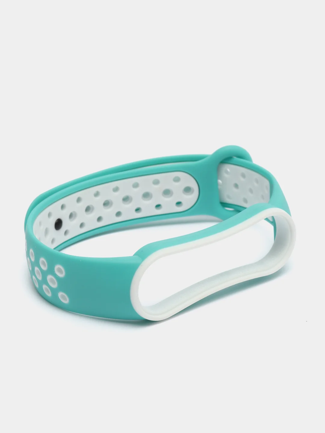 Мятный спортивный ремешок для Xiaomi Mi Band 5 6 браслет силиконовый ксяоми ми банд фитнес часы