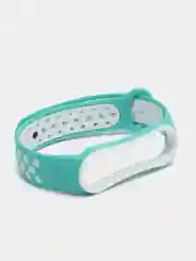 Мятный спортивный ремешок для Xiaomi Mi Band 5 6 браслет силиконовый ксяоми ми банд фитнес часы