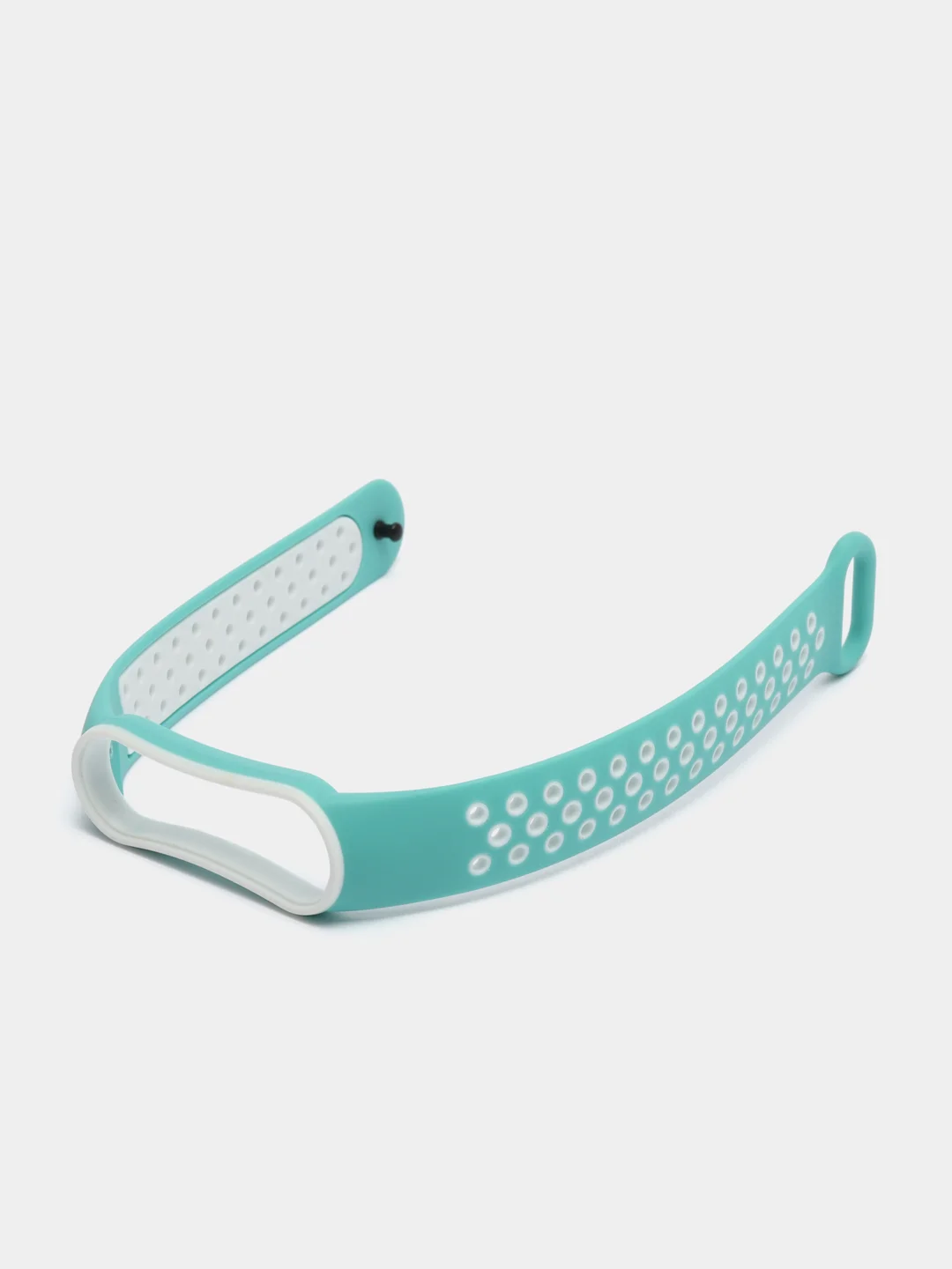 Мятный спортивный ремешок для Xiaomi Mi Band 5 6 браслет силиконовый ксяоми ми банд фитнес часы