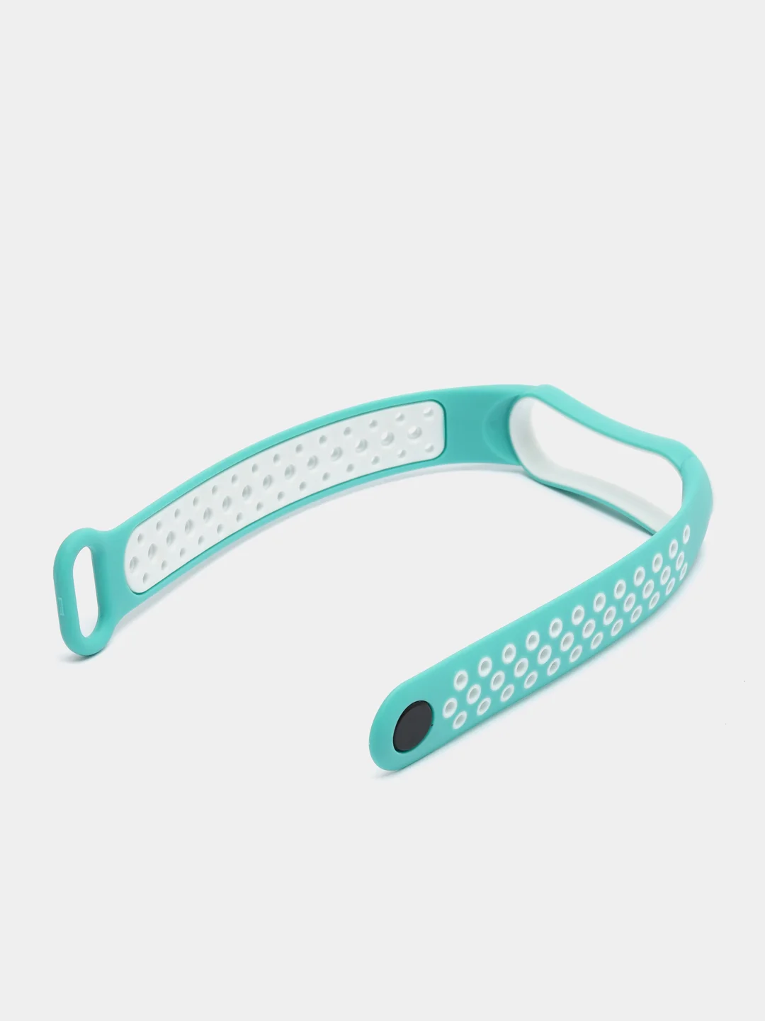 Мятный спортивный ремешок для Xiaomi Mi Band 5 6 браслет силиконовый ксяоми ми банд фитнес часы