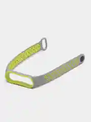 Серый спортивный ремешок для Xiaomi Mi Band 5 6 браслет силиконовый ксяоми ми банд фитнес часы