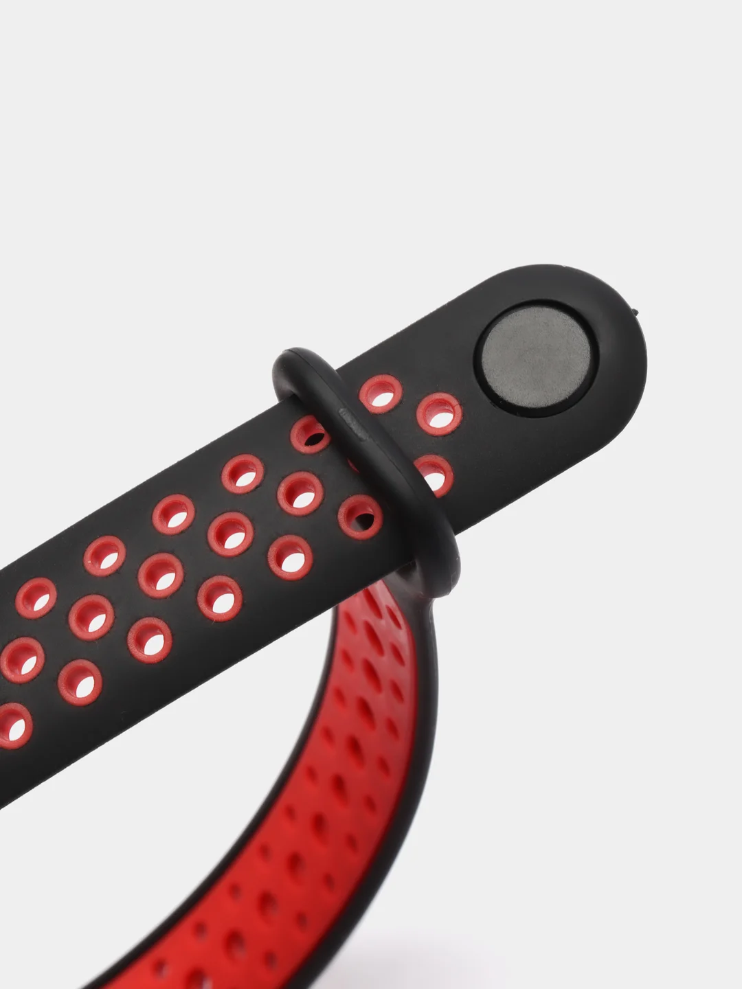 Красный спортивный ремешок для Xiaomi Mi Band 5 6 браслет силиконовый ксяоми ми банд фитнес часы