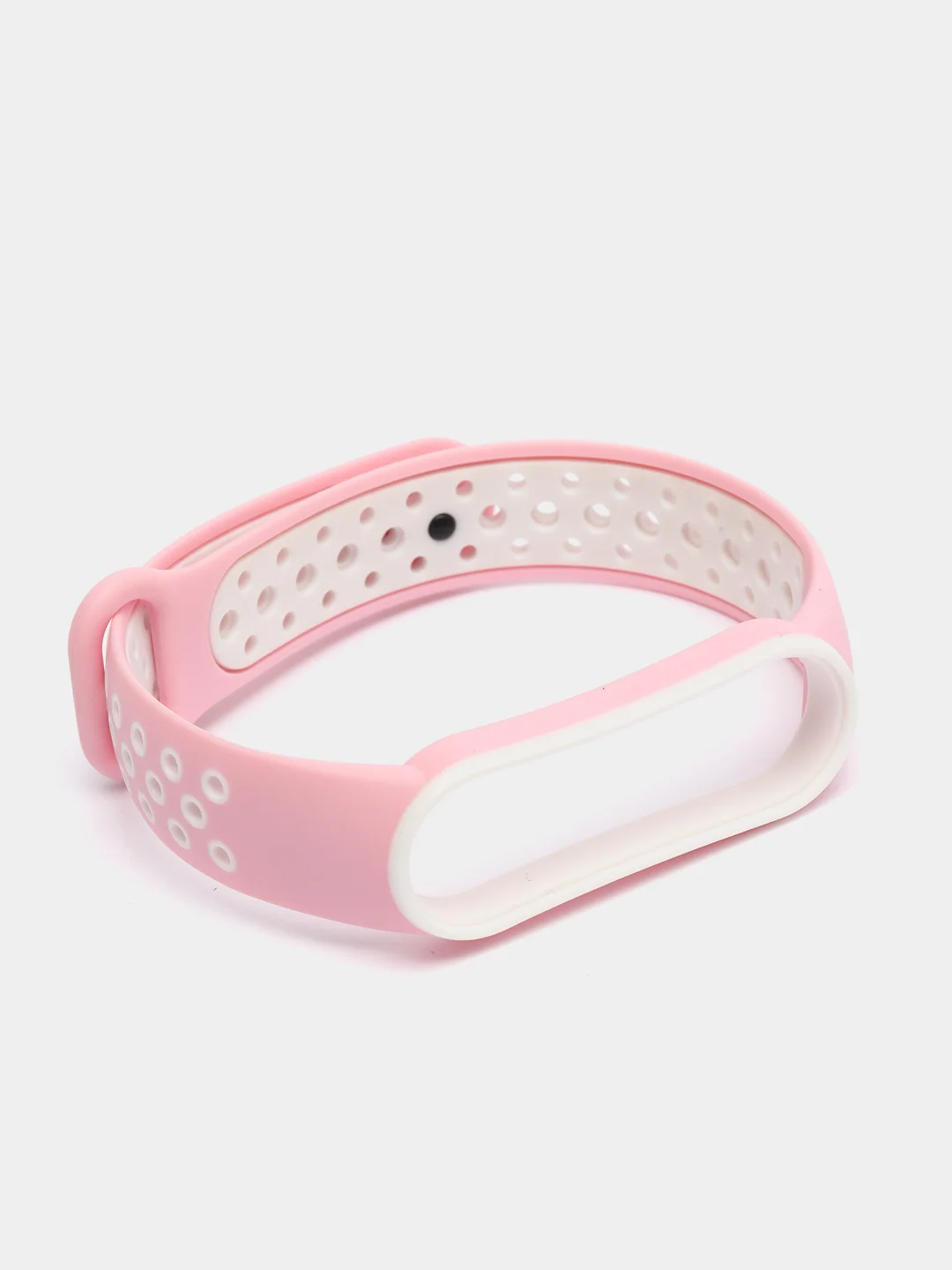 Бежевый спортивный ремешок для Xiaomi Mi Band 5 6 браслет силиконовый ксяоми ми банд фитнес часы