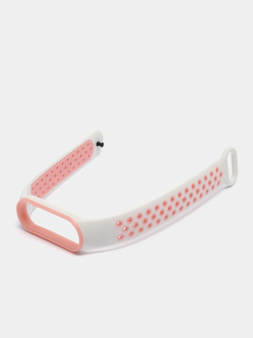 Белый спортивный ремешок для Xiaomi Mi Band 5 6 браслет силиконовый ксяоми ми банд фитнес часы