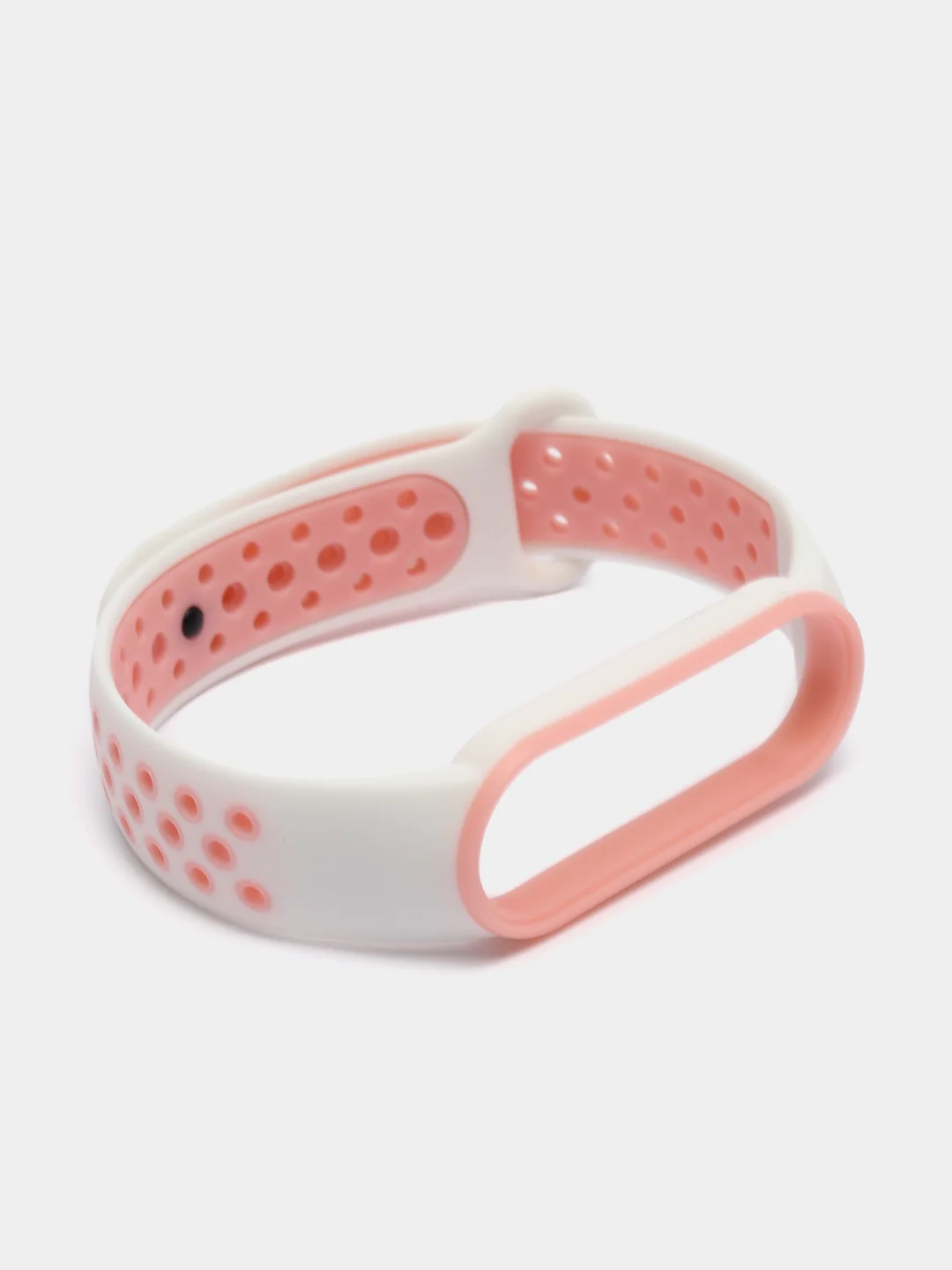 Белый спортивный ремешок для Xiaomi Mi Band 5 6 браслет силиконовый ксяоми ми банд фитнес часы