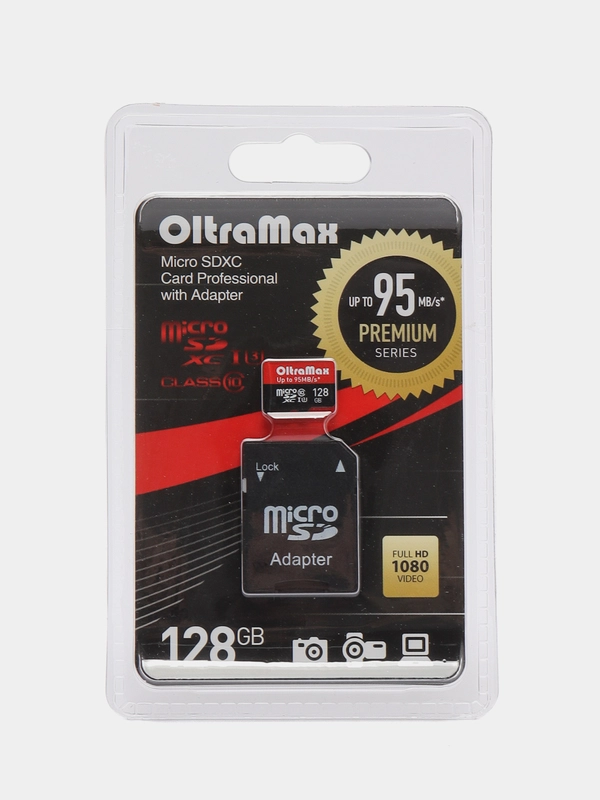 Карта памяти OltraMax MicroSDXC Class 10 UHS-1 Premium (U3)