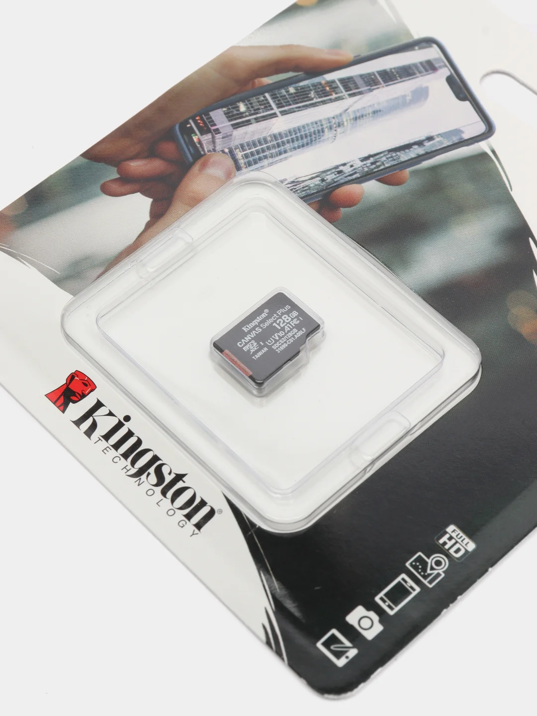 Карта памяти microSD Kingston Canvas Select Plus 100MB/s Class 10