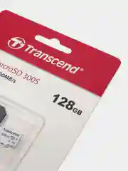 Карта памяти с адаптером Transcend microSD 300S Class 10 (U1 / A1), память 100MB/s