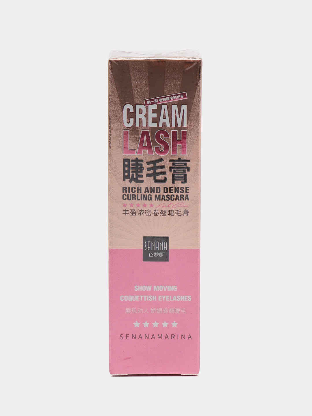 Черный тушь для ресниц Cream Lash, водостойкая, черная, 12  г