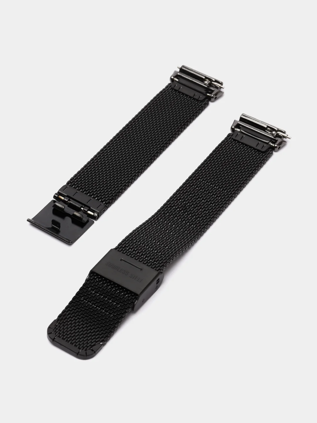 Черный металлический ремешок для Huawei band 7 / Honor band 7, миланская петля