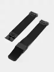 Черный металлический ремешок для Huawei band 7 / Honor band 7, миланская петля