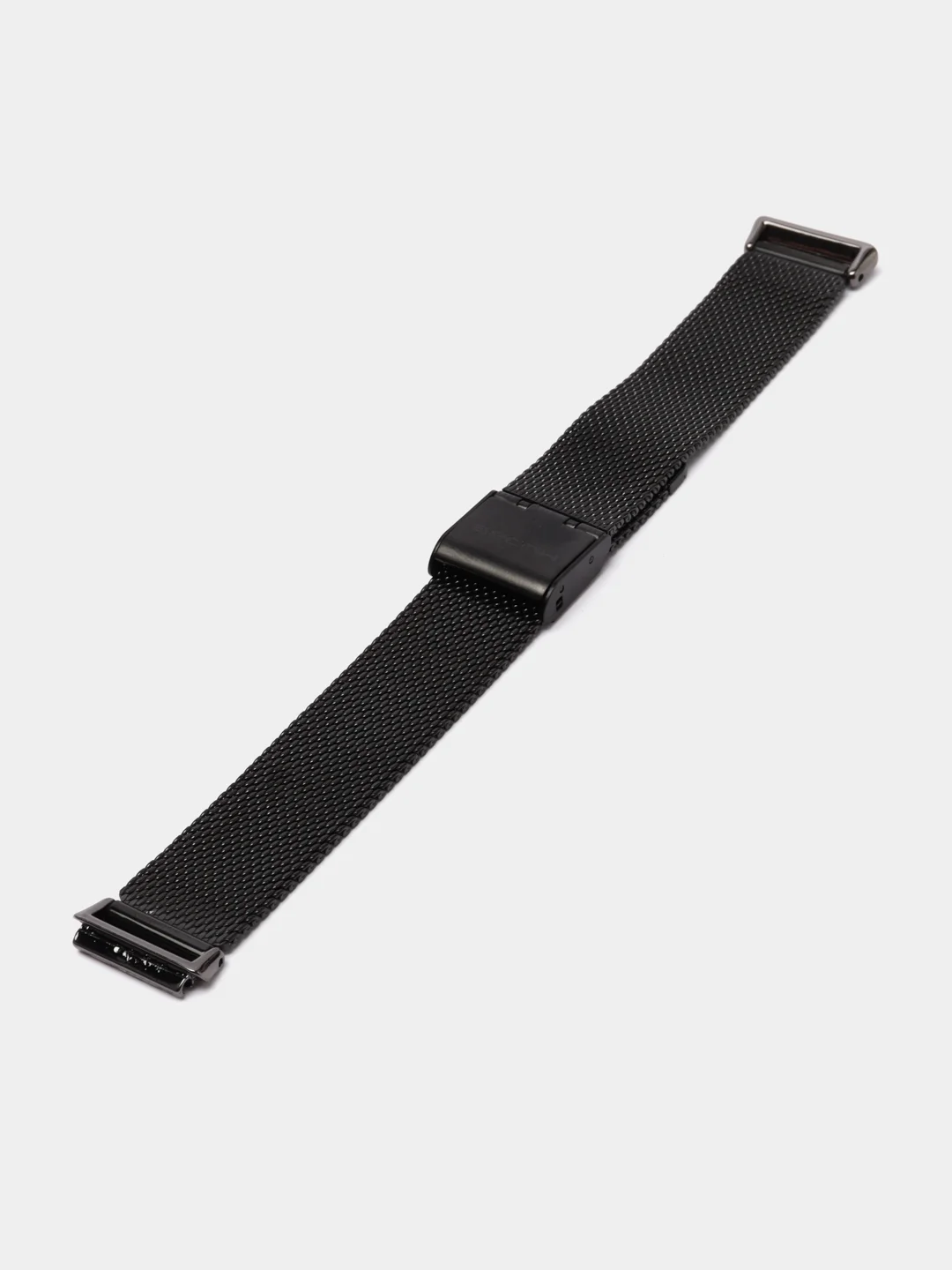 Черный металлический ремешок для Huawei band 7 / Honor band 7, миланская петля