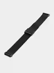 Черный металлический ремешок для Huawei band 7 / Honor band 7, миланская петля