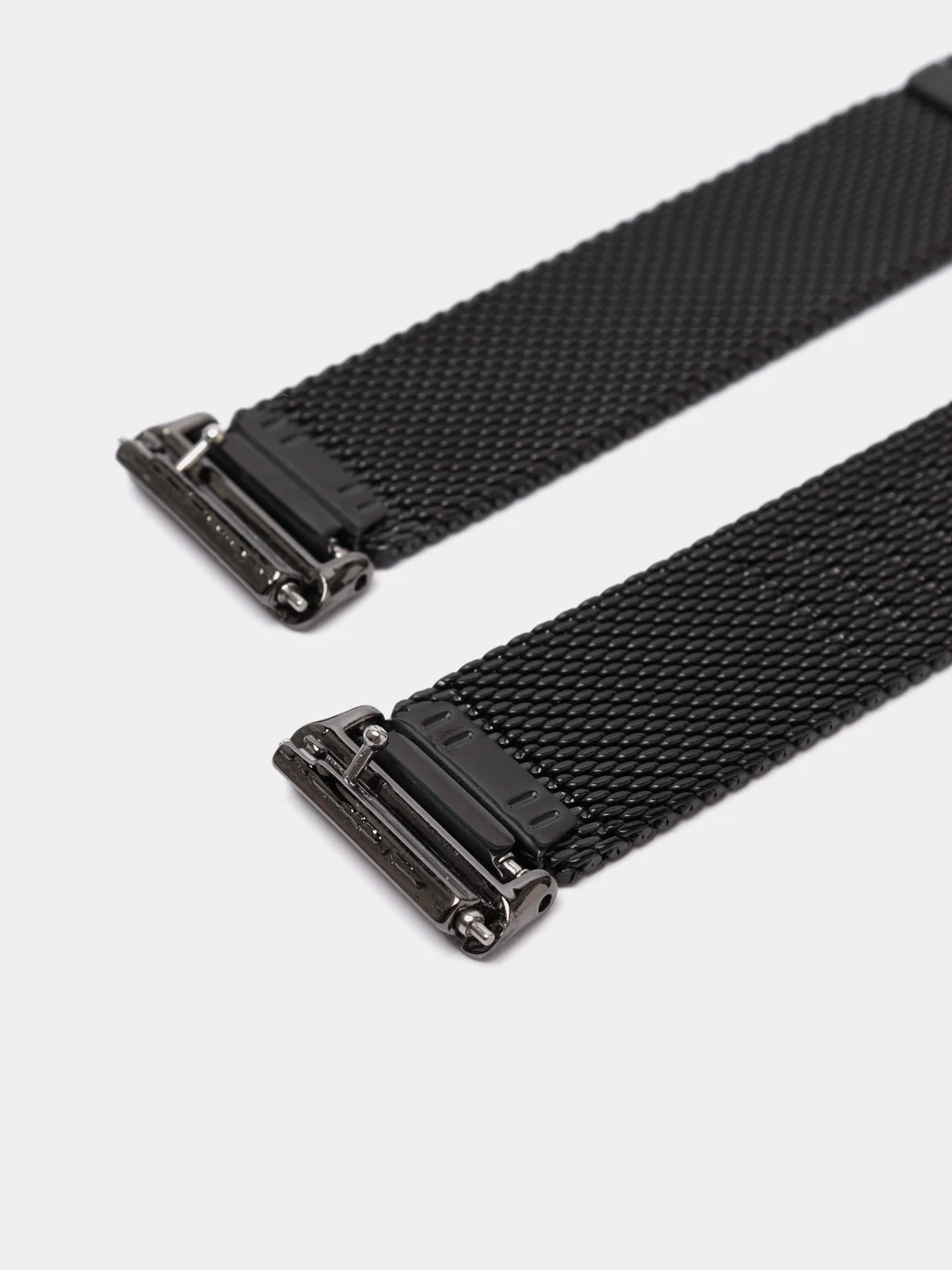 Черный металлический ремешок для Huawei band 7 / Honor band 7, миланская петля