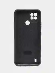 Синий чехол Realme C21 Реалми С21 силиконовый под кожу со стразами