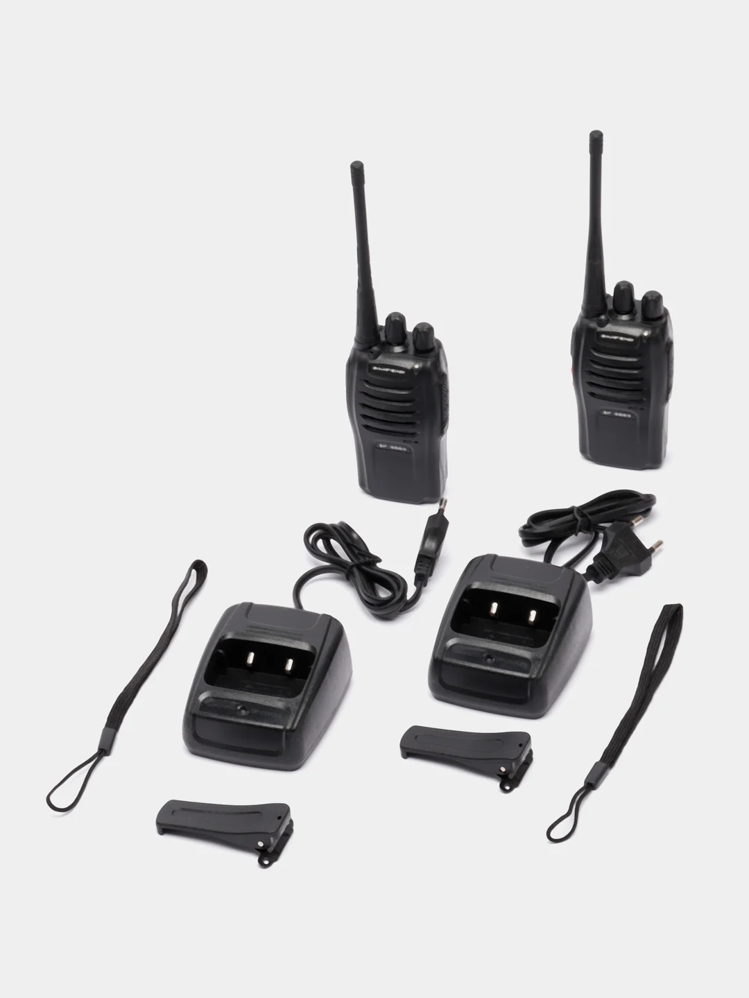 Рация Baofeng BF-666S (UHF), 16 каналов, радиус действия 10 км, в комплекте 2 штуки