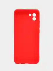 Бирюзовый чехол Samsung Galaxy A03, Самсунг Галакси А03 силиконовый, цветной, матовый